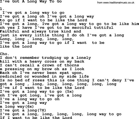 got a long way to go lyrics